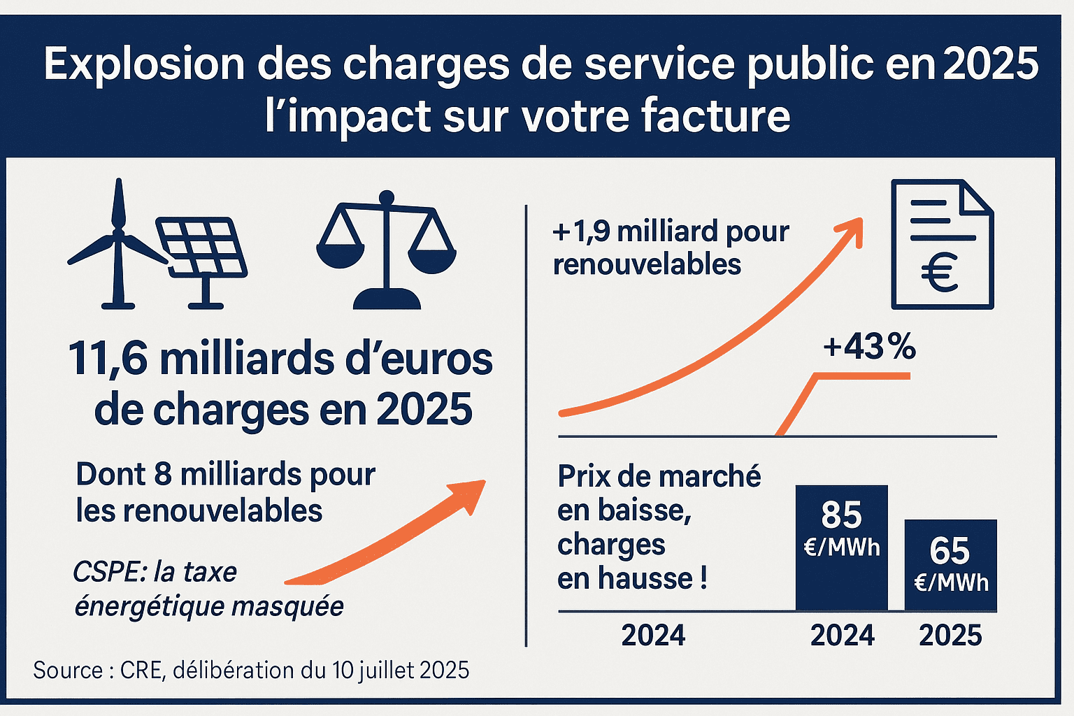 Bonne nouvelle : l’électricité coûte moins cher sur le marché. Mauvaise nouvelle : c’est vous qui payez la différence